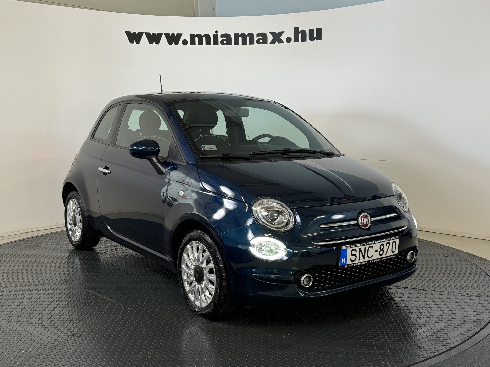 FIAT 500 1.0 BSG Lounge Hybrid 51.270 km! magyar. 1 tulaj. sérülésmentes. vezetett szervizkönyves